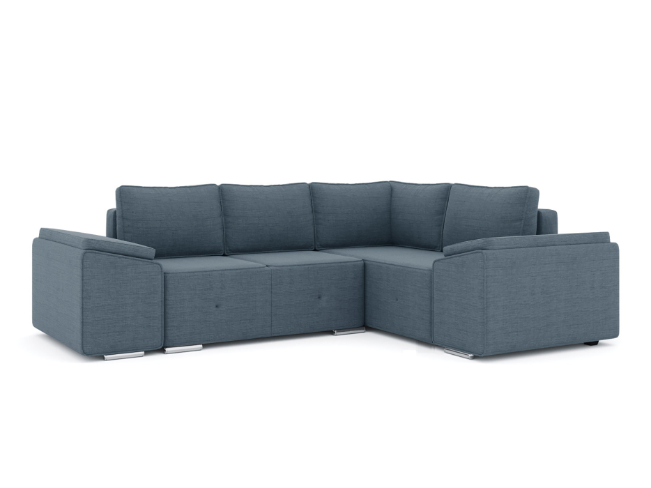 Диваны угловые в гостиную, Диван-кровать угловой Хавьер 1 ПБ еврокнижка, рогожка