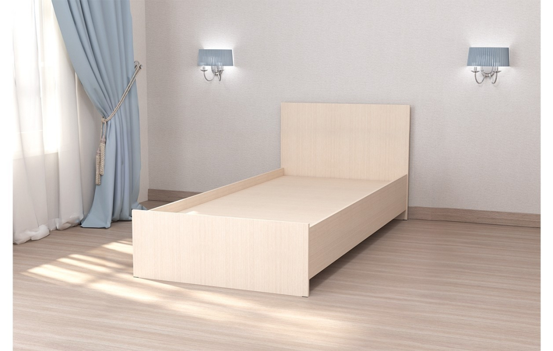Кровати 90 см, Кровать арт.032 низкий щиток 90