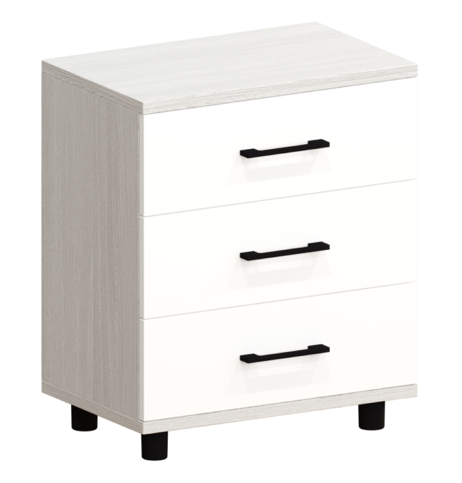 Прикроватные тумбы, Модульная система Грейс Тумба ТБ-5024  Снежный Ясень