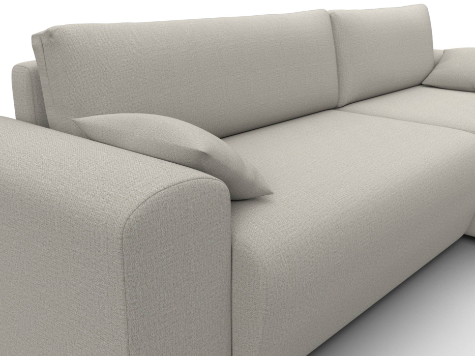 Диваны угловые в гостиную, Диван угловой Лига-099 угол универсальный, рогожка Амур