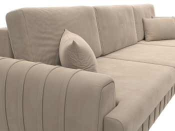 Диван прямой Лига-057 НПБ Лонг, велюр SEVEN