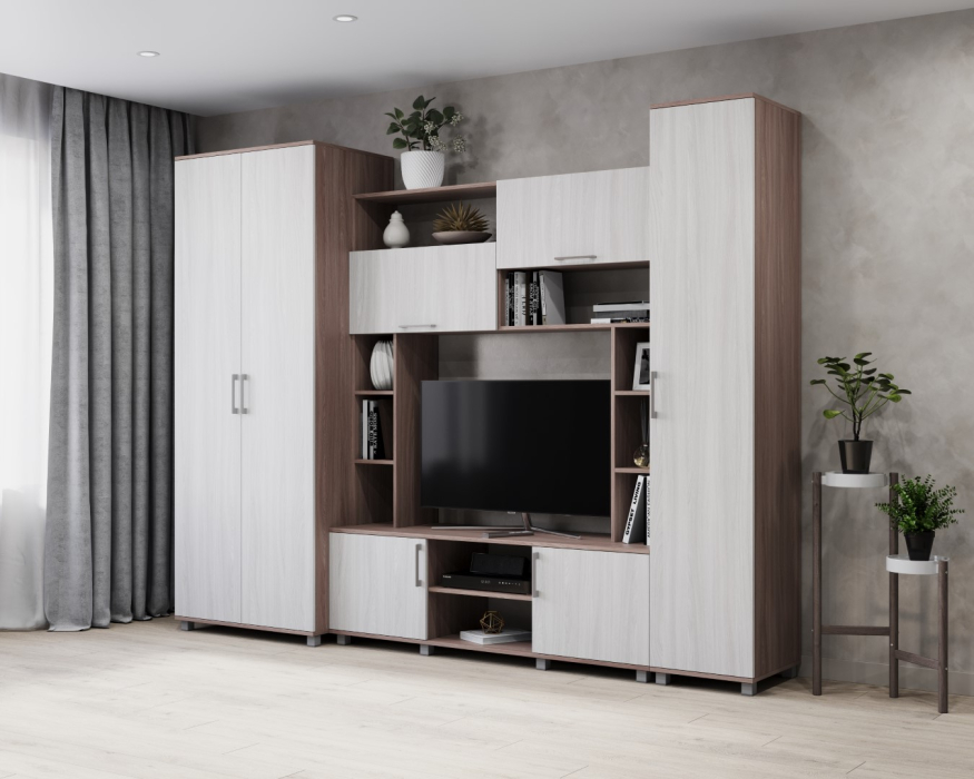 Шкафы двухстворчатые, Модульная система Ева Е20 Шкаф