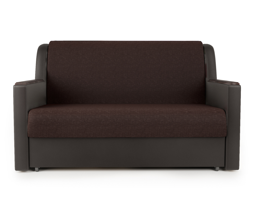 Диваны с ящиком для белья, Диван-кровать Аккорд Д 160, рогожка/экокожа