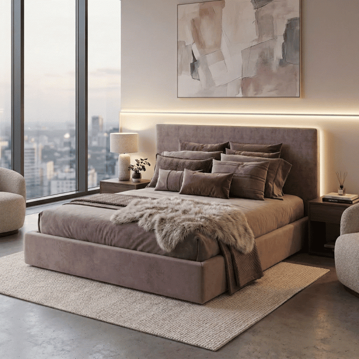 Мягкая кровать, Кровать Саливан 180х200