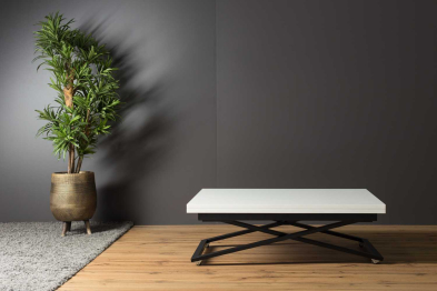 Стол трансформер Compact (черные опоры)