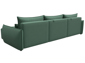 Диван угловой Лига-051 НПБ Лонг угол универсальный, рогожка Амур