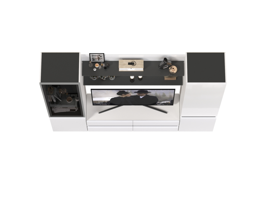 Стенки для гостиной, Модульная стенка в гостиную Сидней № 69