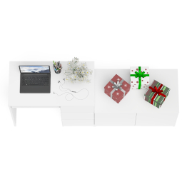 Тумба Мори МА900.1 и стол компьютерный МС-6 ящики справа