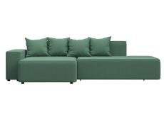 Диваны угловые в гостиную, Диван угловой Лига-079 угол левый, рогожка Амур