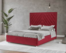 Мягкая кровать, Кровать Мишель 160 см (Бархат)