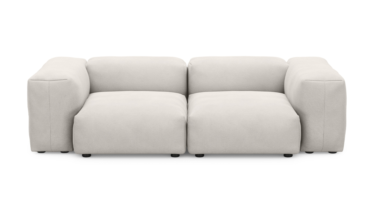 Диваны прямые, Прямой диван Фиджи двухсекционный, велюр