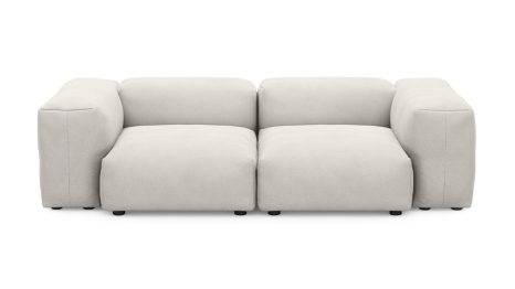 Прямой диван Фиджи двухсекционный, велюр