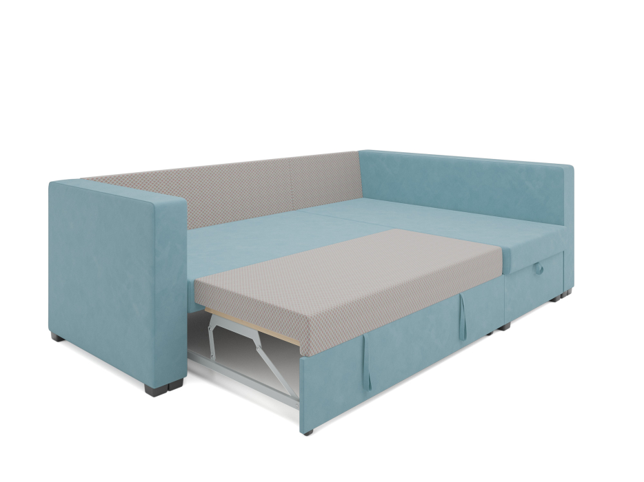 Диваны угловые в гостиную, Диван угловой Мансберг (Велюр)