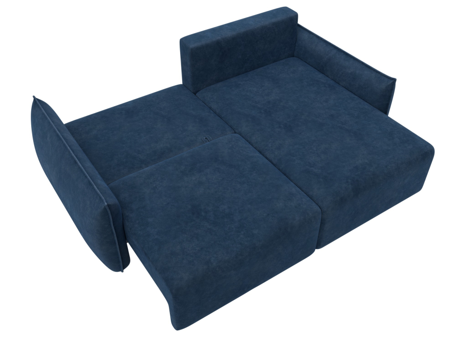 Диваны угловые в гостиную, Диван угловой Лига-051 НПБ угол универсальный, велюр BRUT