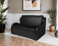 Диваны кровати со спальным местом, Диван прямой аккордеон Атлант 120 см (Кожзам)