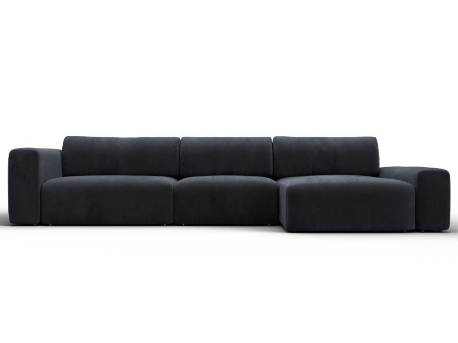 Диваны угловые в гостиную, Диван угловой Лига-066 НПБ Лонг угол правый, велюр TOWER