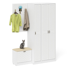 Мебель в прихожую П-6-500 № 47 фрезеровка ромб