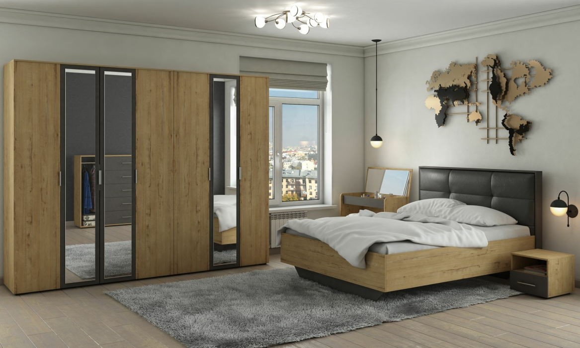 Спальные гарнитуры, Спальня Браун