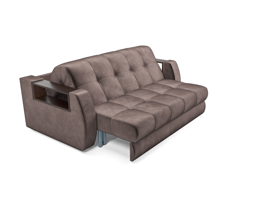 Диваны кровати со спальным местом, Прямой диван Боро №3, вельвет (бархат)