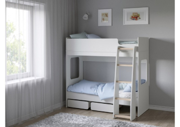 Двухъярусная кровать Легенда D601.2 с ящиками 75х190