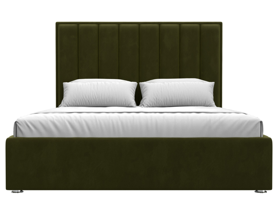 Мягкая кровать, Кровать интерьерная Афродита 160, микровельвет
