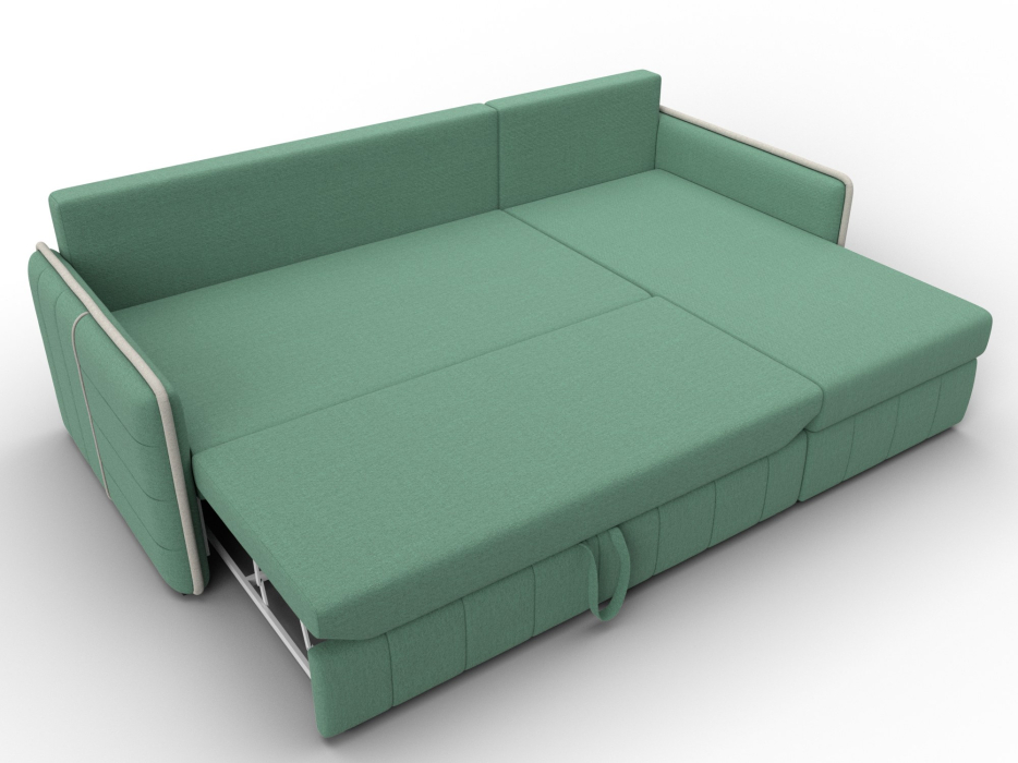 Диваны угловые в гостиную, Диван угловой Лига-078 угол универсальный, рогожка Амур