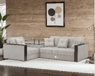 Диван угловой Прага (Бархат)