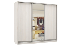 Шкафы-купе 3-х дверные, Шкаф-купе Премьер Лайт 62 (02;01;02) трехдверный