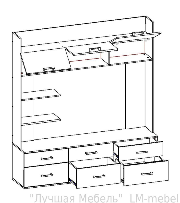 Стенки для гостиной, Гостиная Сити