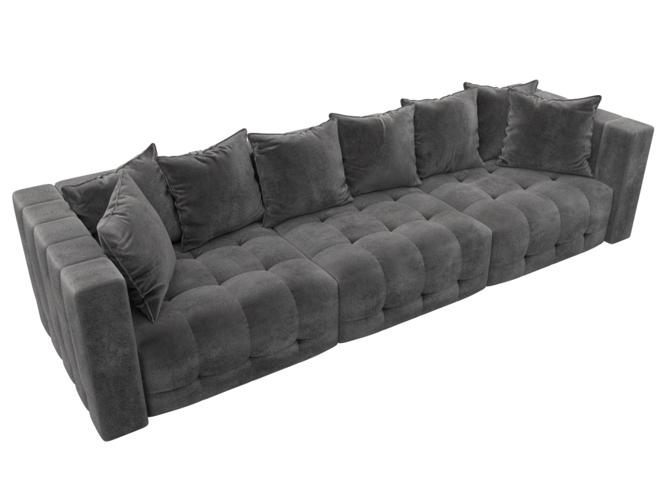 Дизайнерские диваны для гостиной, Диван прямой Лига-052 НПБ Лонг, велюр TOWER