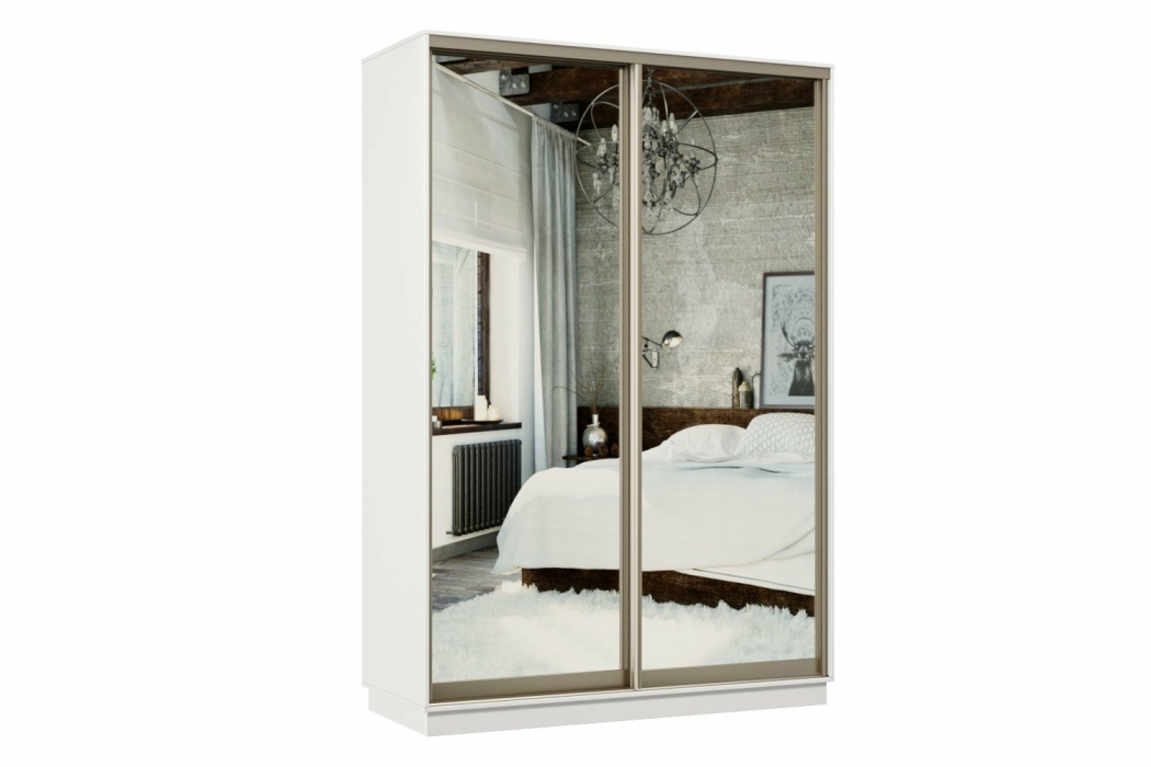Шкафы-купе, Шкаф-купе Премьер 10 белый