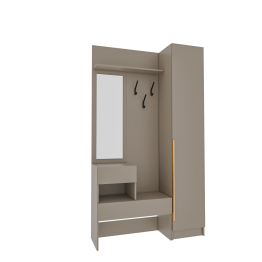 Прихожая Голд Бостон(вешалка В1 с пеналом П 40)