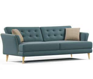 Диван прямой нераскладной Питсбург, велюр