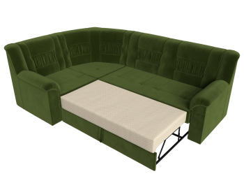 Угловой диван Карелия левый, микровельвет