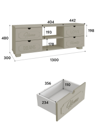 Тумба для ТВ ДримСтар ДС-15