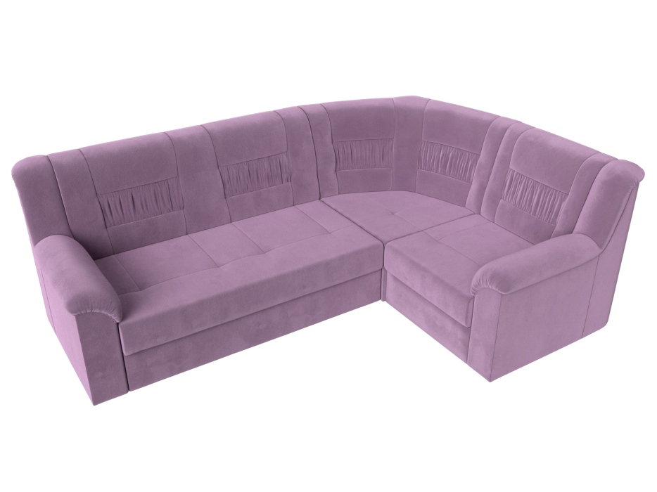 Диваны угловые в гостиную, Угловой диван Карелия правый, микровельвет