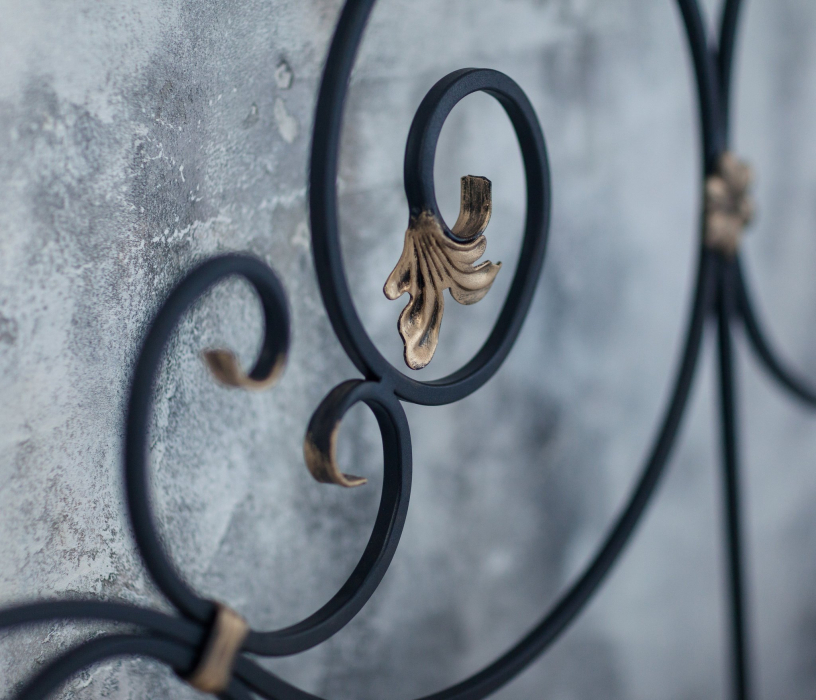 Кованые кровати, Кованая кровать Афина 1.8 с одной спинкой