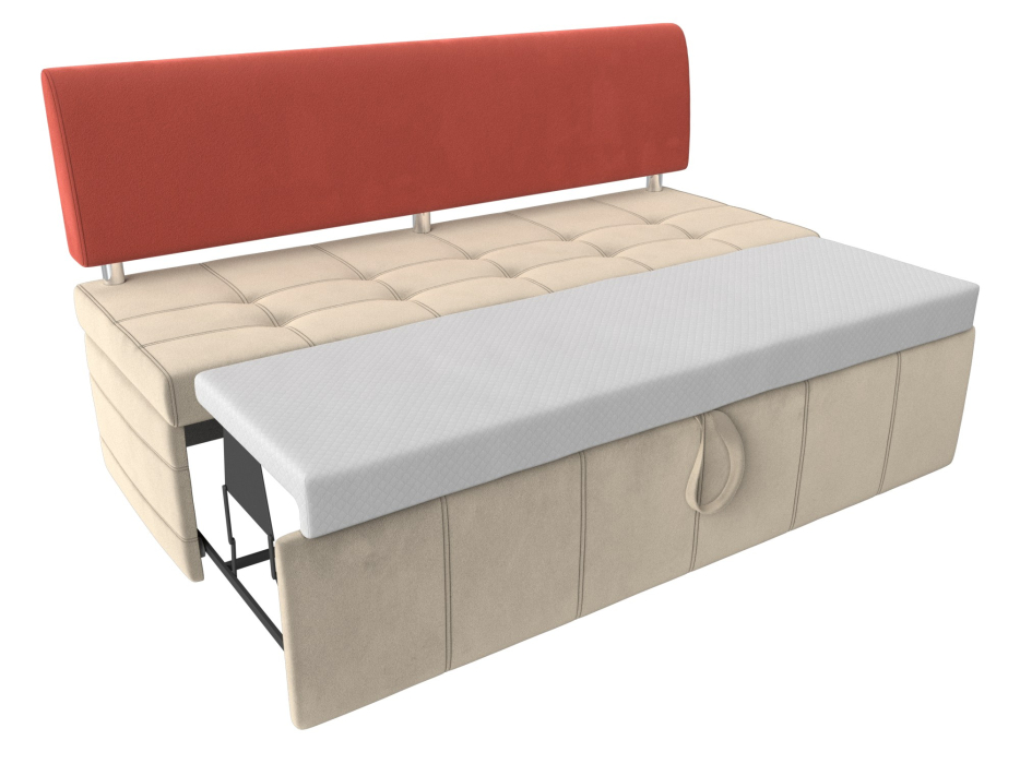 Диваны прямые кухонные, Кухонный прямой диван Стоун, микровельвет