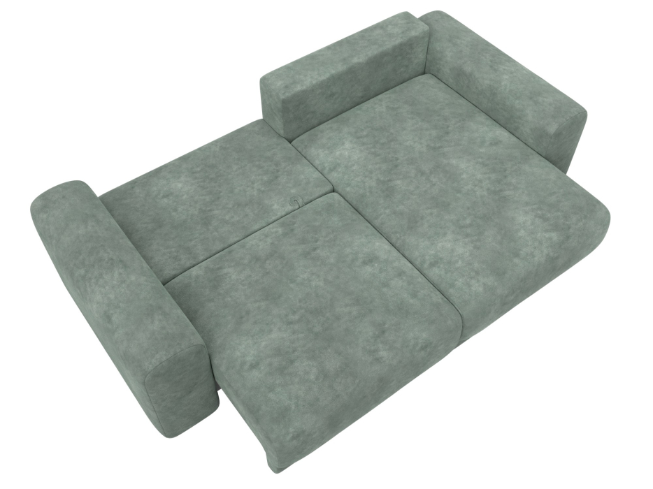 Диваны угловые в гостиную, Диван угловой Лига-056 НПБ угол универсальный, велюр BRUT