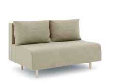 Дизайнерские диваны для гостиной, Диван прямой нераскладной Милли мини 2-х  местный без подлокотников, велюр