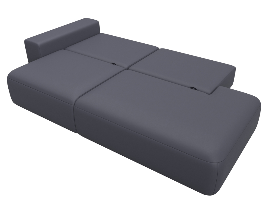 Диваны еврокнижки, Диван прямой Лига-036 НПБ Модерн подлокотник слева, экокожа GRIFON