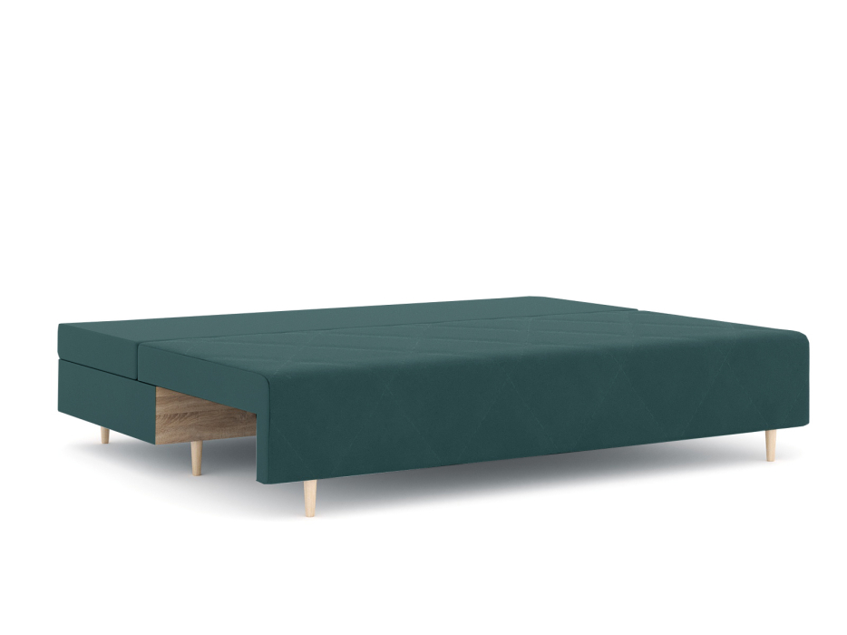 Диваны еврокнижки, Диван-кровать Милли без подлокотников, велюр