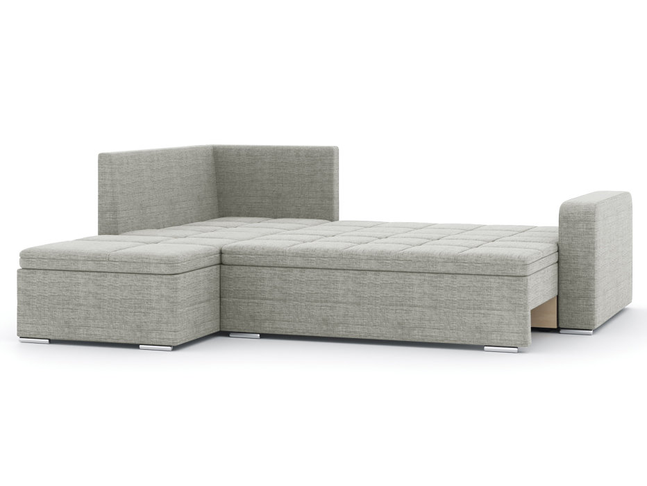 Диваны угловые в гостиную, Диван-кровать угловой еврокнижка Бромен, рогожка Люкс