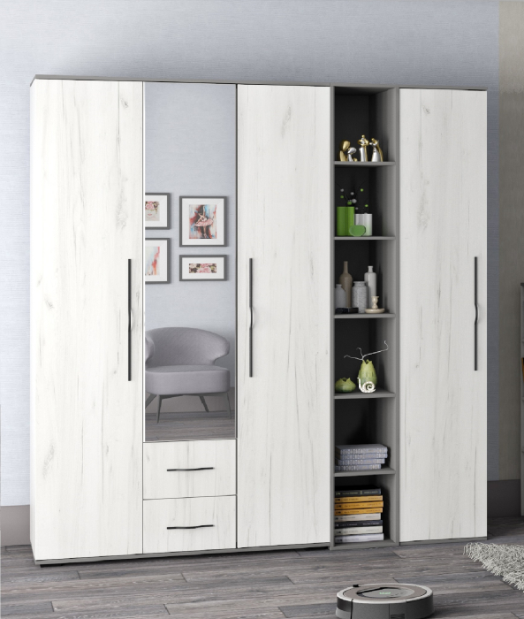 Для одежды, Шкаф трехдверный Бастион