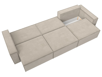 Прямой диван Куба лонг, микровельвет