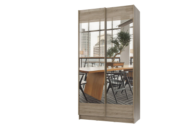 Шкаф-купе с зеркалом Марвин-3 1432