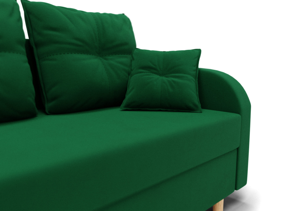 Диваны еврокнижки, Прямой диван Генри,еврокнижка,велюр