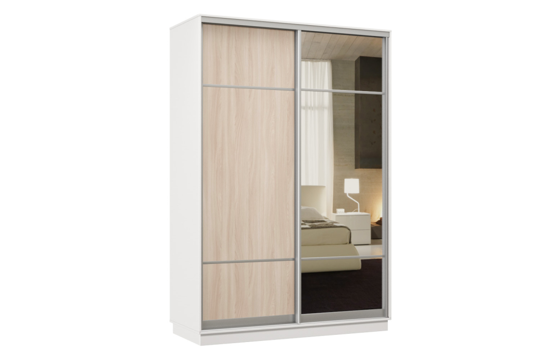 Шкафы-купе, Шкаф-купе Премьер Лайт 01 Мини (08;11) двухдверный