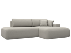 Диваны угловые в гостиную, Диван угловой Лига-036 НПБ Модерн правый угол, рогожка Амур