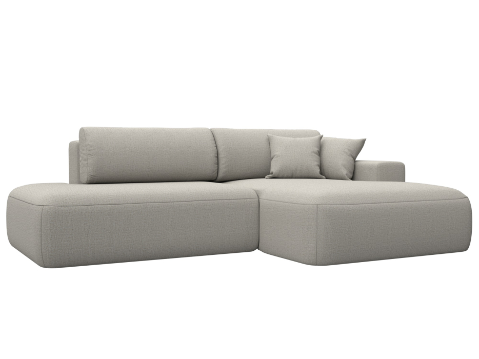 Диваны угловые в гостиную, Диван угловой Лига-036 НПБ Модерн правый угол, рогожка Амур